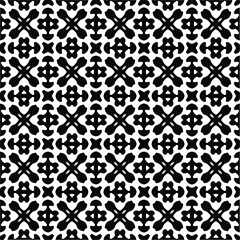 
Vector monochrome pattern, Abstract texture for fabric print, card, table cloth, furniture, banner, cover, invitation, decoration, wrapping.seamless repeating pattern.Black and 
white color.