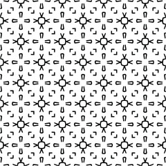 
Vector monochrome pattern, Abstract texture for fabric print, card, table cloth, furniture, banner, cover, invitation, decoration, wrapping.seamless repeating pattern.Black and 
white color.