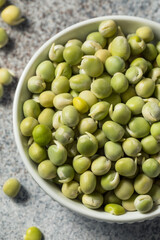 Raw Green Organic Alaskan Peas