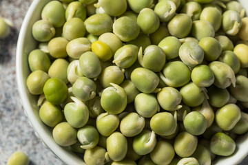 Raw Green Organic Alaskan Peas