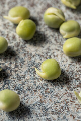 Raw Green Organic Alaskan Peas