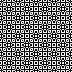 Fototapeta premium Vector monochrome pattern, Abstract texture for fabric print, card, table cloth, furniture, banner, cover, invitation, decoration, wrapping.seamless repeating pattern.Black and white color.