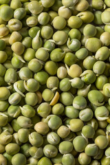 Raw Green Organic Alaskan Peas