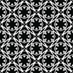 Vector monochrome pattern, Abstract texture for fabric print, card, table cloth, furniture, banner, cover, invitation, decoration, wrapping.seamless repeating pattern.Black and 
white color.