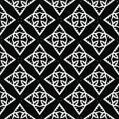 Vector monochrome pattern, Abstract texture for fabric print, card, table cloth, furniture, banner, cover, invitation, decoration, wrapping.seamless repeating pattern.Black and 
white color.