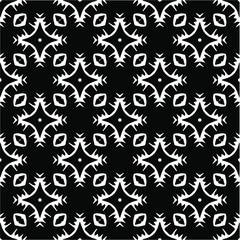 Vector monochrome pattern, Abstract texture for fabric print, card, table cloth, furniture, banner, cover, invitation, decoration, wrapping.seamless repeating pattern.Black and 
white color.