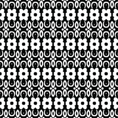 Vector monochrome pattern, Abstract texture for fabric print, card, table cloth, furniture, banner, cover, invitation, decoration, wrapping.seamless repeating pattern.Black and 
white color.