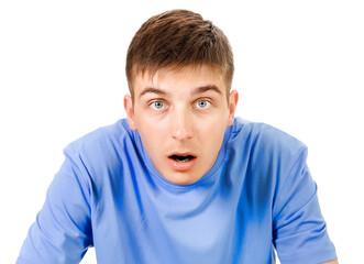 Obraz premium Surprised Young Man