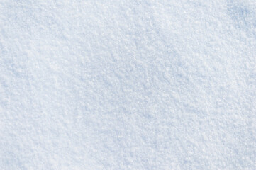 Fototapeta na wymiar Fresh snow texture, top view