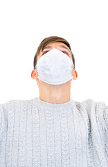 Man in the Flu Mask