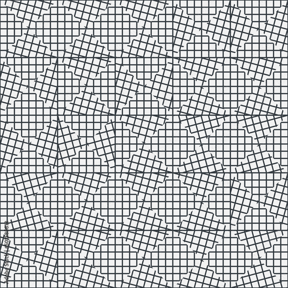 Poster abstract mosaic geometrical pattern design with simple shapes and figures