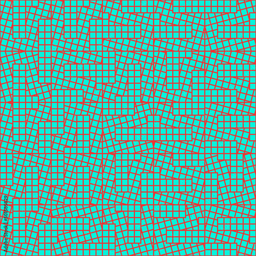 Poster abstract mosaic geometrical pattern design with simple shapes and figures