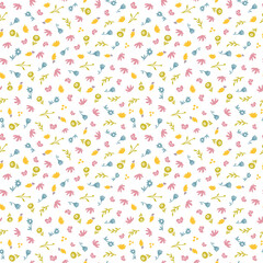 Obraz premium Decorative seamless pattern. Simple abstract shape