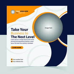 Social media banner design tamplate