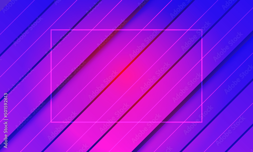 Poster purple gradient rectangle pattern background design .