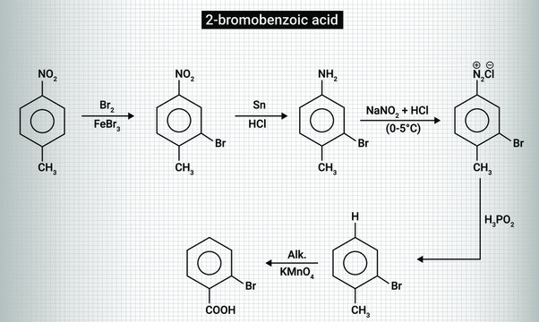 2-Bromobenzoic acid (2-BA) on condensation with aminoquinolines yields phenylquinolylamines.