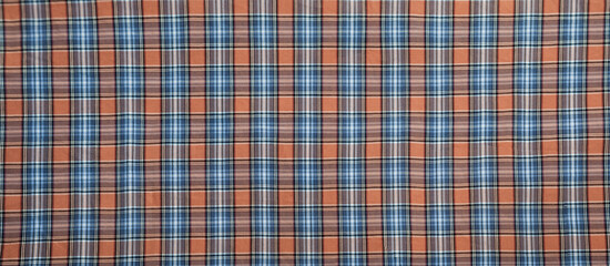 Checkered fabric. Texture