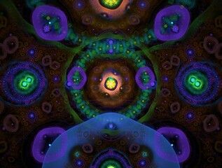 Imaginatory fractal abstract background Image