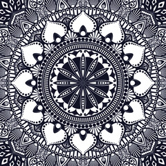ornamental mandala design silhouette background