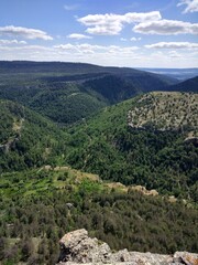 Naklejka premium Vistas desde el mirador de Las Majadas