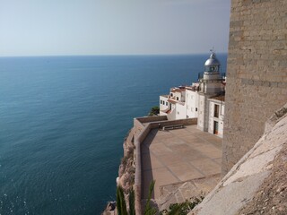 Fototapeta premium Faro visto desde el Castillo de Peñíscola
