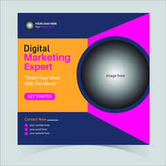 social media banner design tamplate