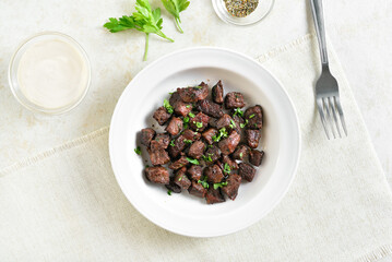 Garlic butter steak bites