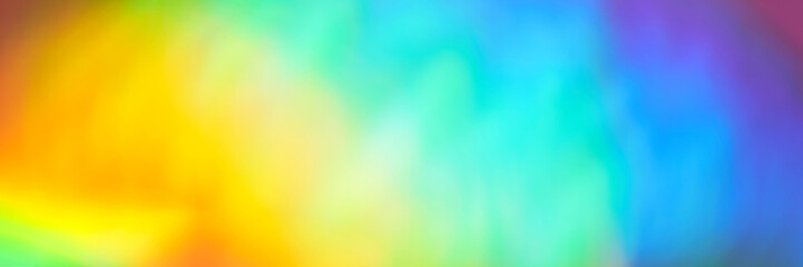 holograph foil background. Pastel color paper. Retro trend design. Vintage fantasy cover. Chrome holo art. Modern effect. Rainbow metallic material. Fabric glitch. Horizontal banner