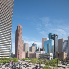 Fototapeta na wymiar Skyline Downtown Houston, Texas