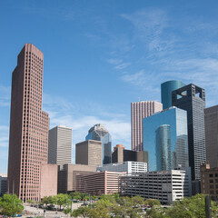 Fototapeta na wymiar Skyline Downtown Houston, Texas