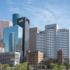 Fototapeta premium Views of Downton Houston, Texas
