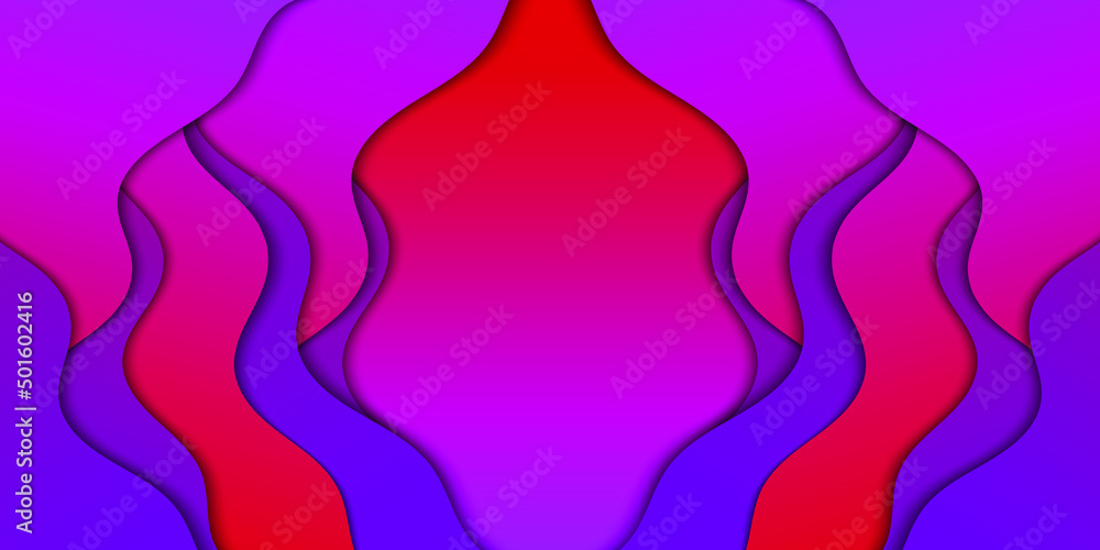 Poster abstract color wave pattern background. curve color lines.