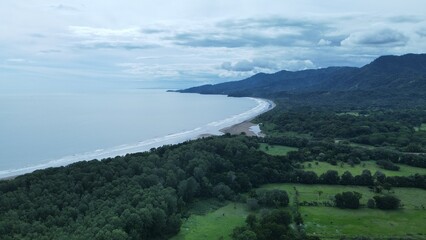 Whale Tail Beach Marina Ballena in Costa Rica Drone