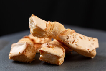 Corbatas de Unquera on dark background