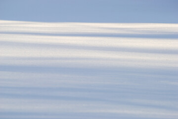 Fototapeta na wymiar Horizontal snow and shadow textures