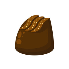 Abstract Flat Food Sweet Chocolate Delicious Meal Background Vector Design Style Cooking, Breakfast