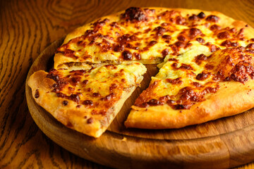 Khachapuri in Adjara, the national Georgian dish