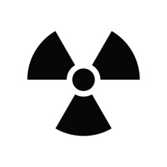 放射線のシンボルマークのアイコン - 放射能・放射性物質・核兵器のイメージ素材  © Spica