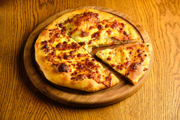Khachapuri in Adjara, the national Georgian dish