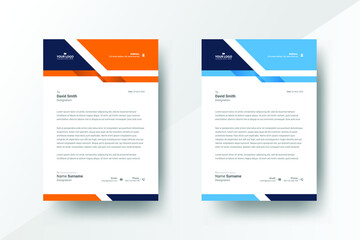 This is a Modern creative business letterhead design template