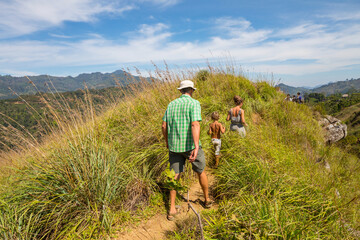 Family on Sri Lanka