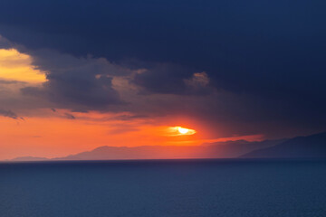Sea sunset