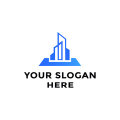 Obraz premium Real state logo design brand identity vector