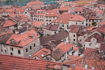Fototapeta na wymiar VIews of Kotor's Old Town in Montenegro