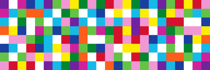 Pixel Background - Digital Vector Pattern 