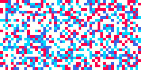 Pixel Background - Digital Vector Pattern 