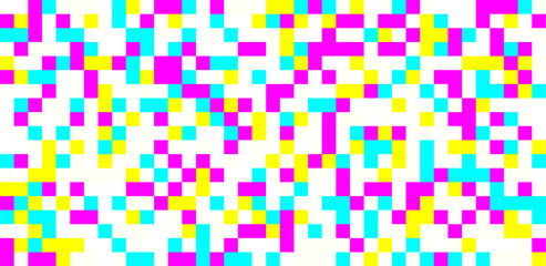Pixel Background - Digital Vector Pattern 