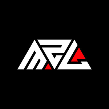 MZL triangle letter logo design with triangle shape. MZL triangle logo design monogram. MZL triangle vector logo template with red color. MZL triangular logo Simple, Elegant, and Luxurious Logo...