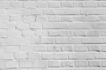 white brick wall grunge texture background