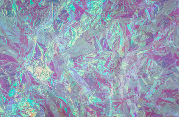 Iridescent foil background - pastel holographic